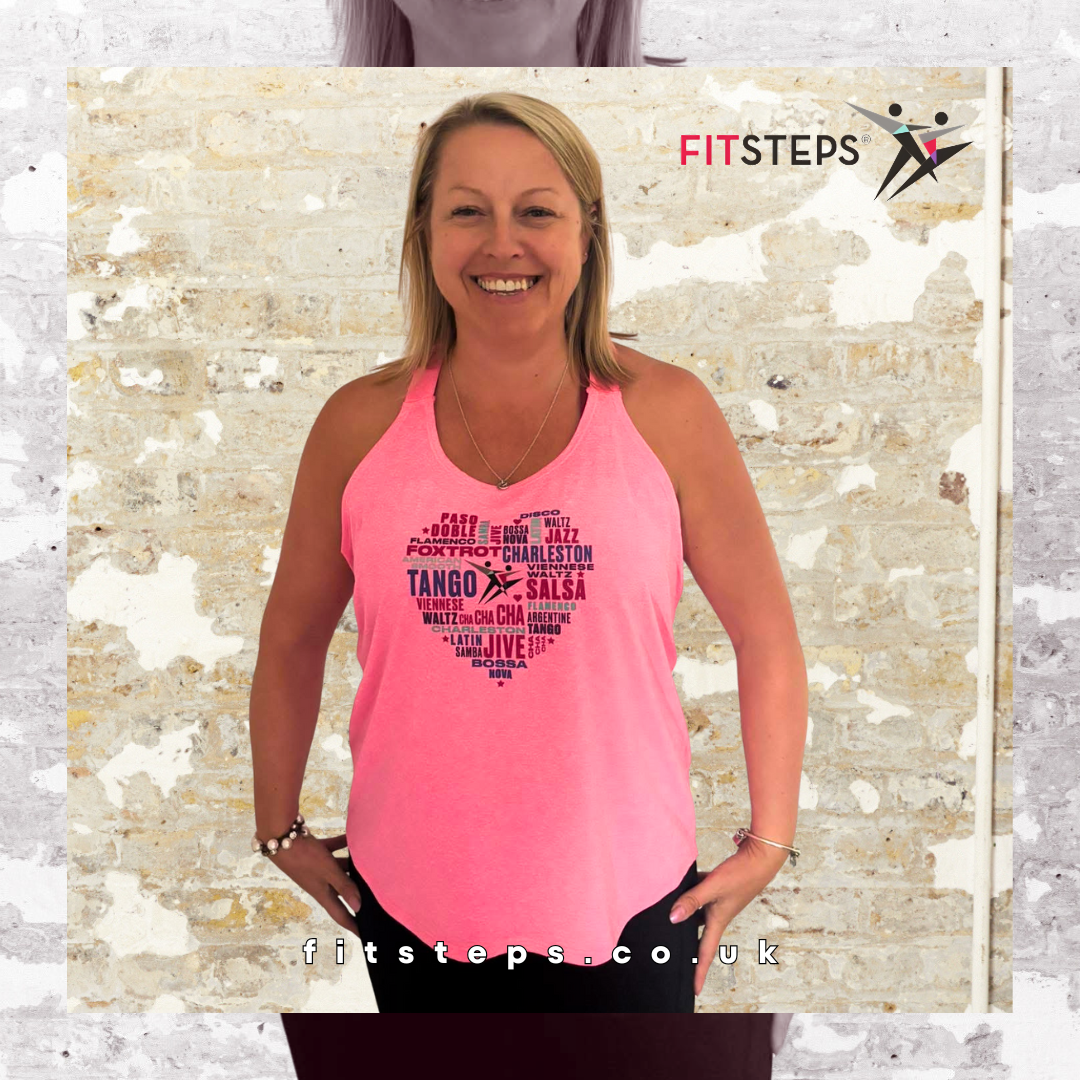 Heart Design Double Strap Back Vest