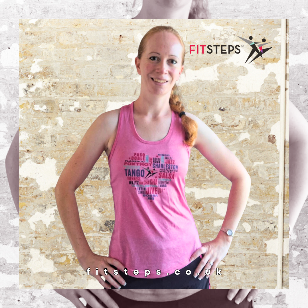FitSteps Heart Design Racer Back Vest