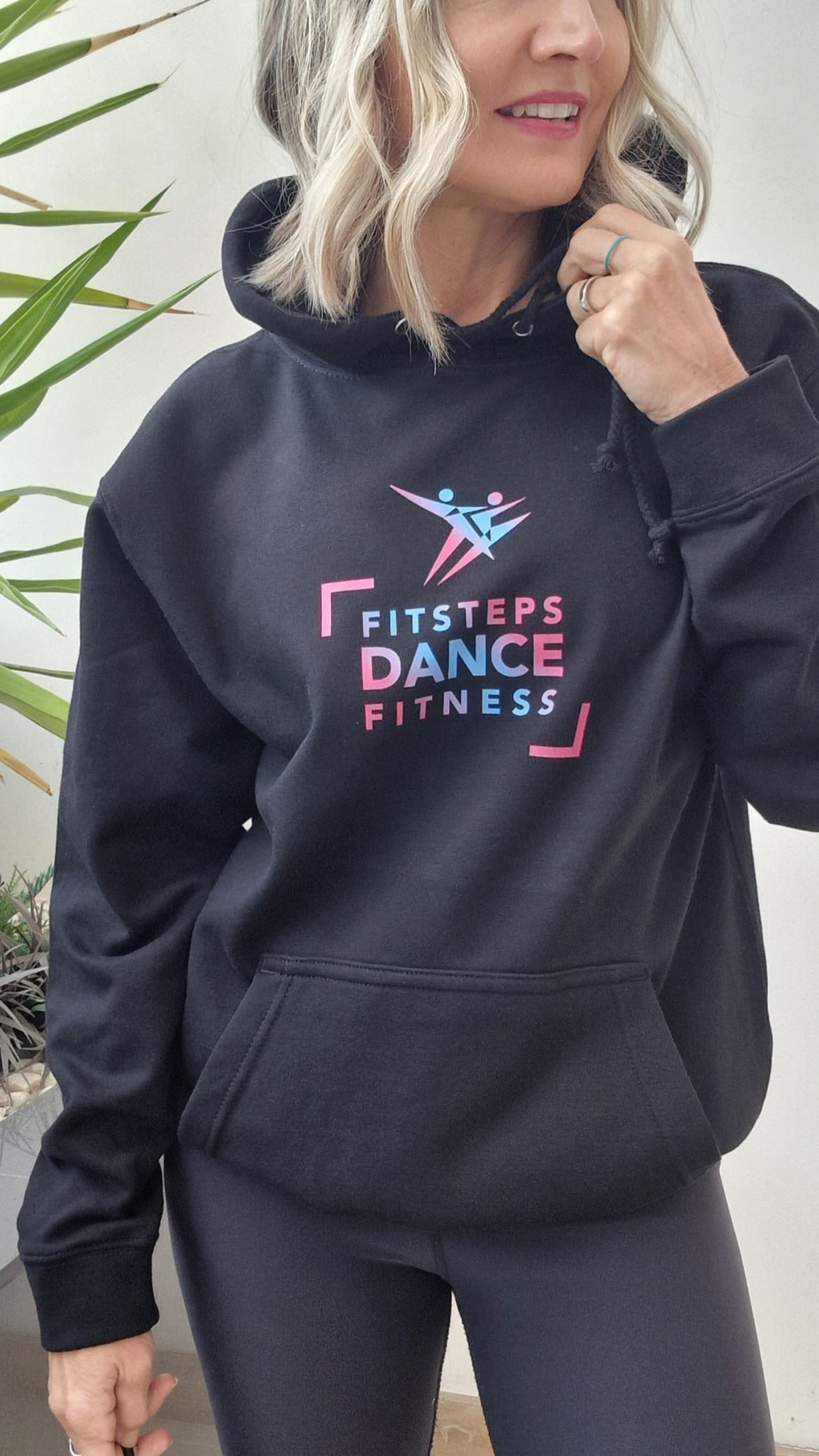 Black FitSteps Hoodie (Unisex)