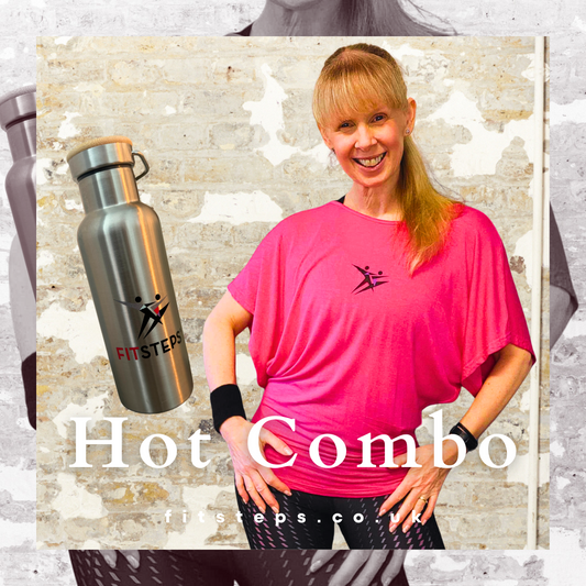 Pink Batwing & Water Bottle