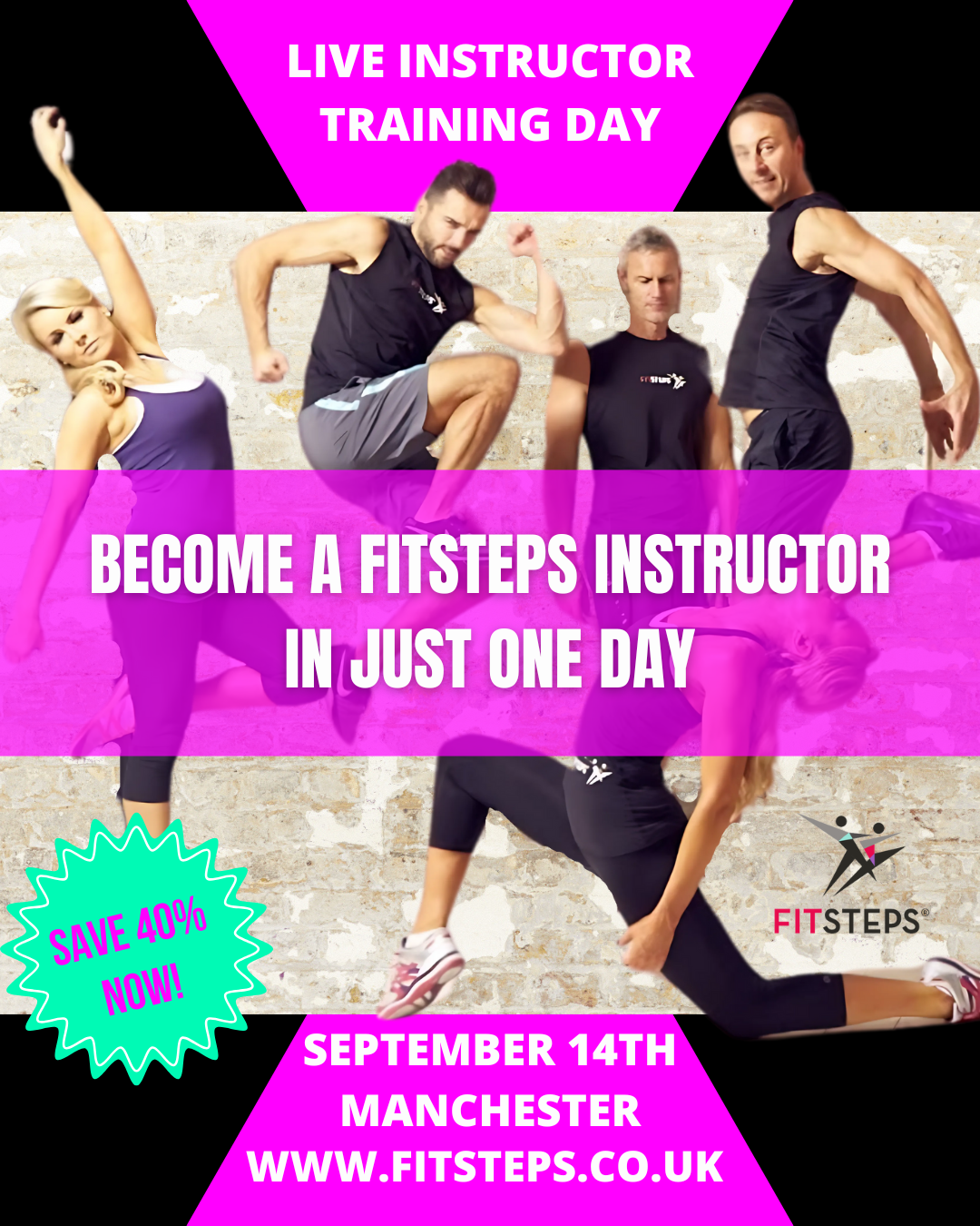 LIVE FitSteps Instructor Training Day - Manchester - Sunday 14th September 2025
