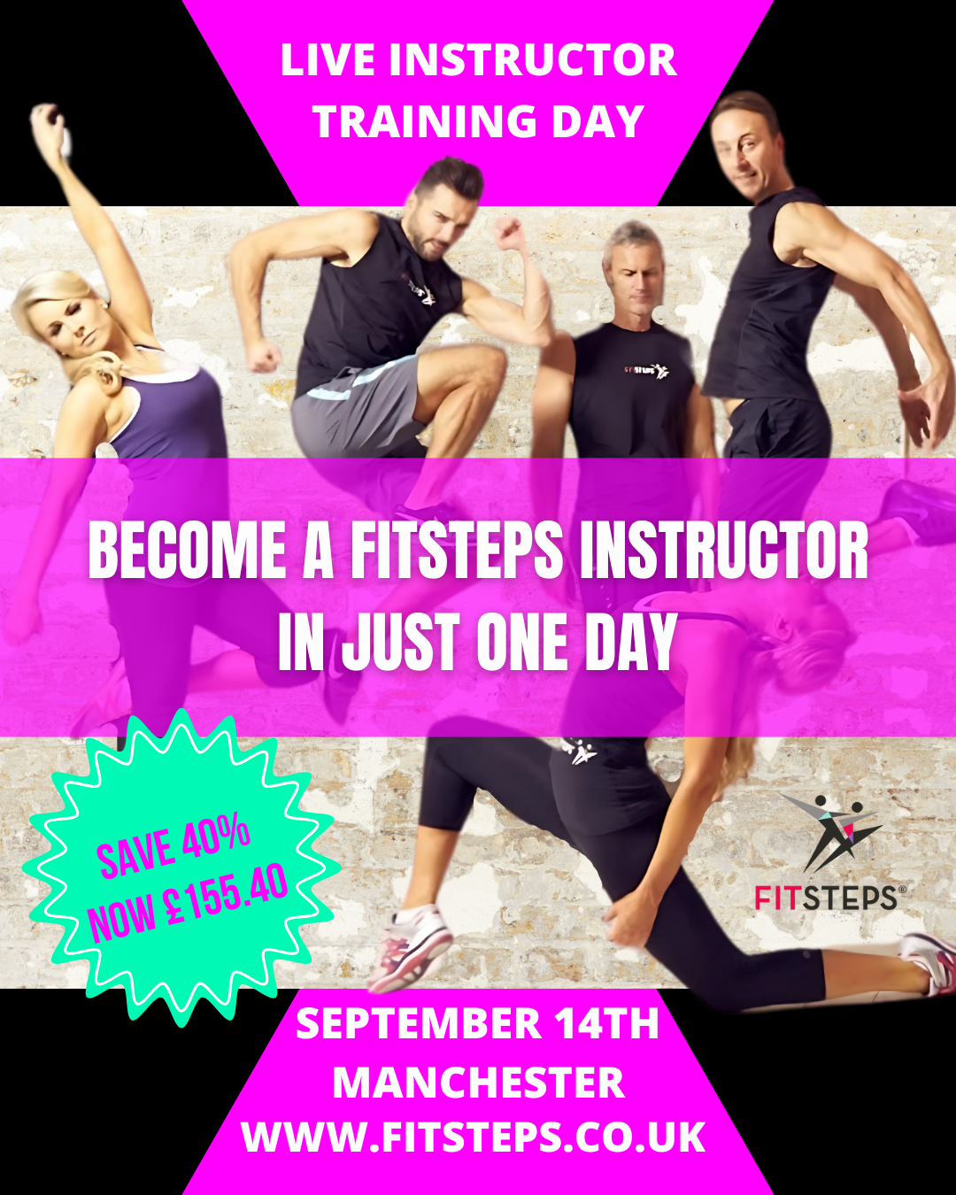 LIVE FitSteps Instructor Training Day - Manchester - Sunday 14th September 2025