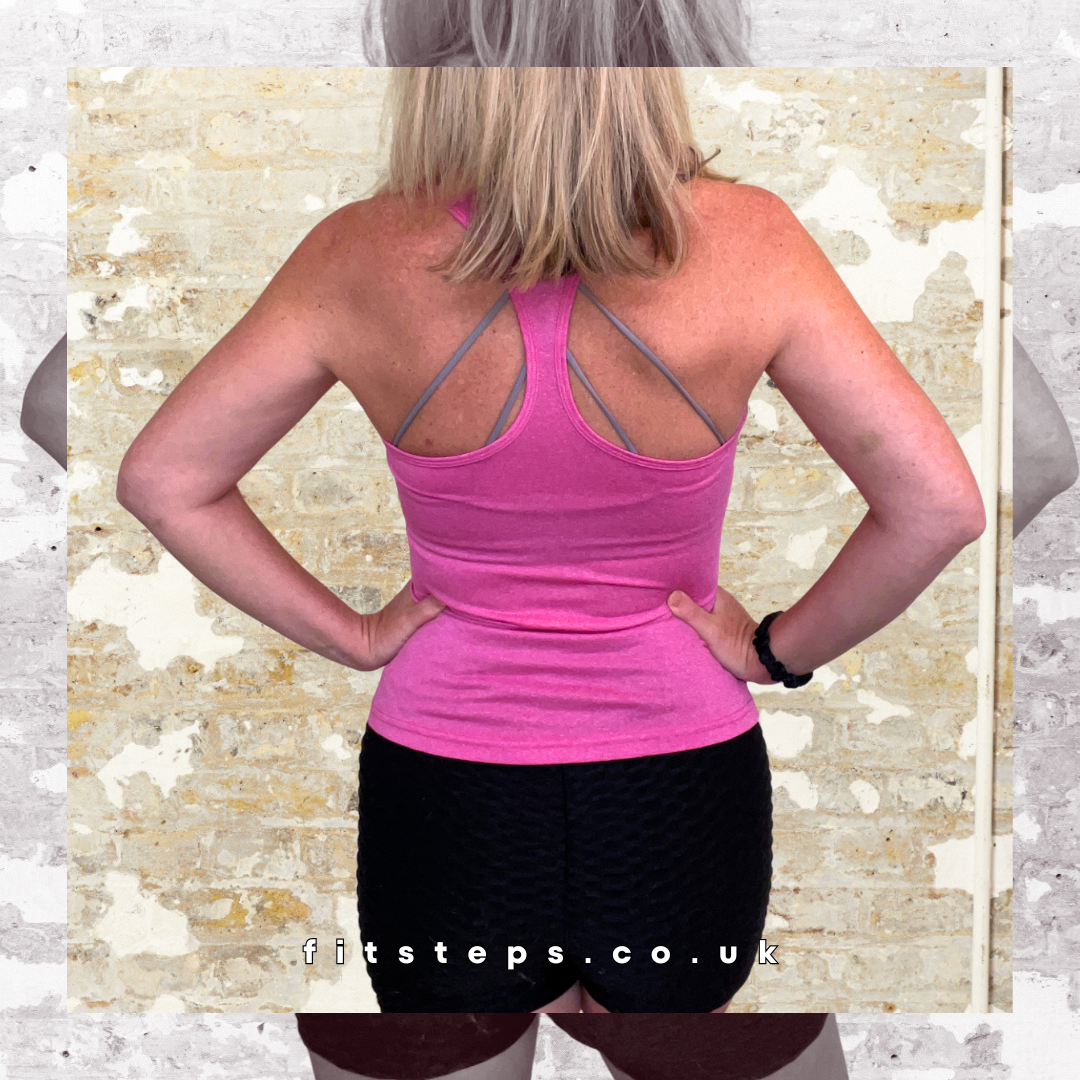 FitSteps Heart Design Racer Back Vest