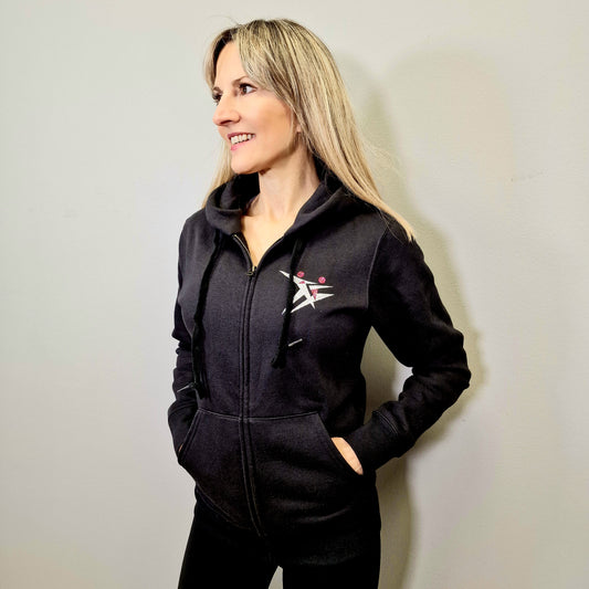 FitSteps Women's Zip Front Premium Hoodie