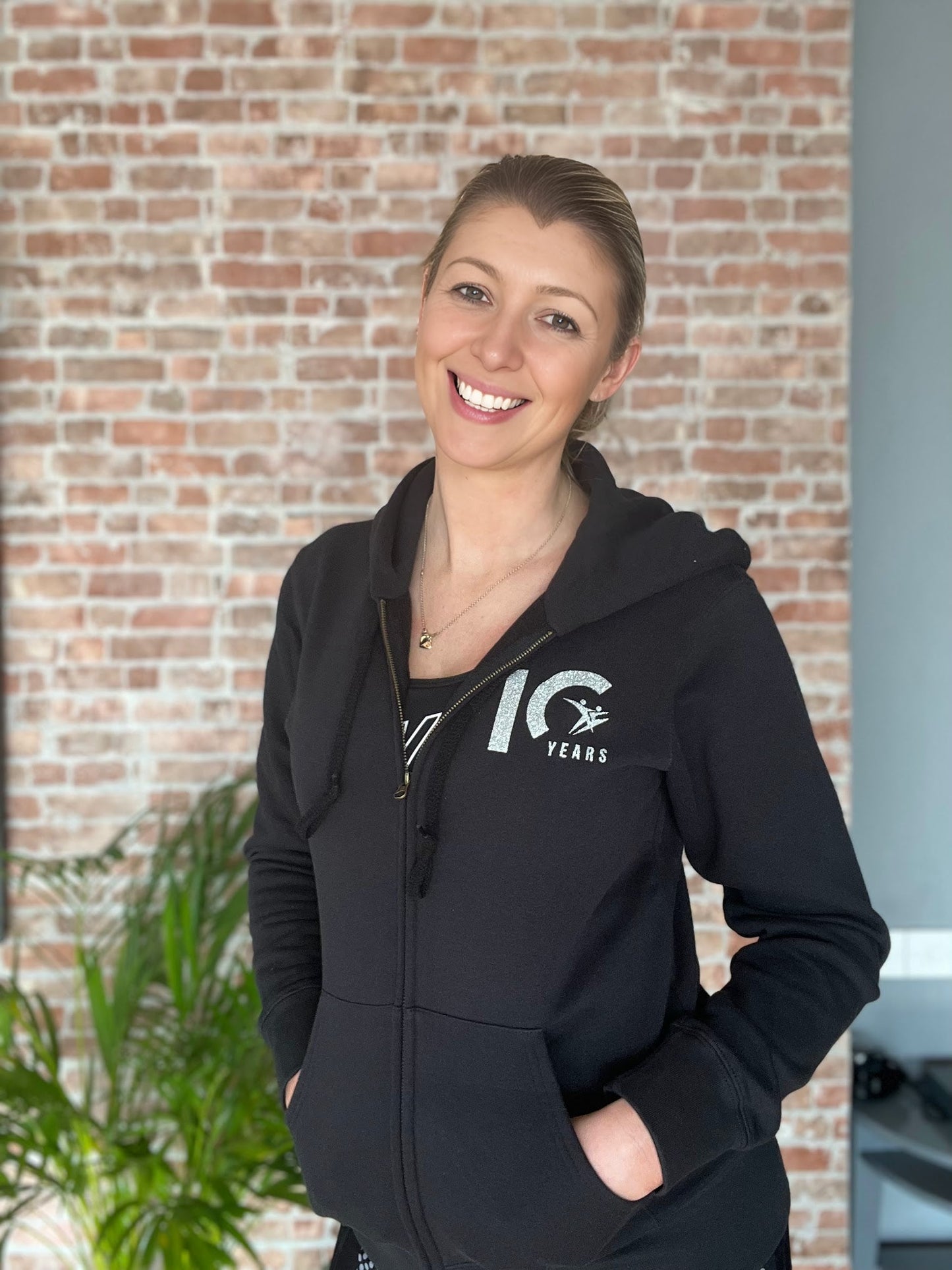 FitSteps Women's 10 Years of YOU Zip Front Premium Hoodie