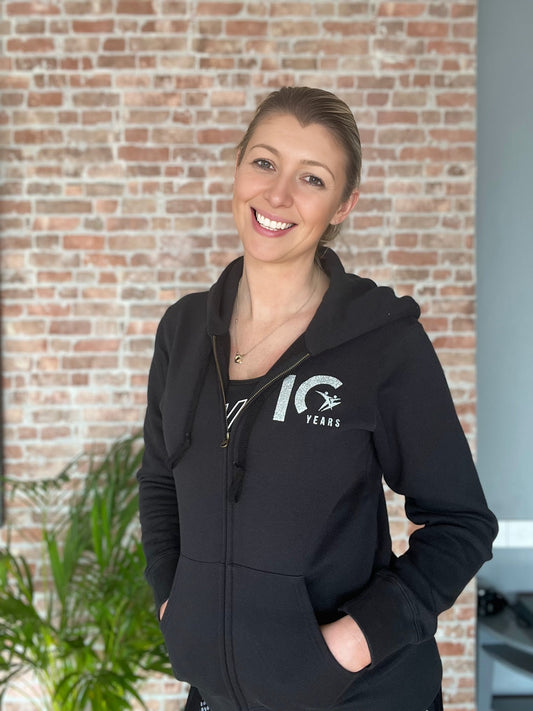 FitSteps Women's 10 Years of YOU Zip Front Premium Hoodie