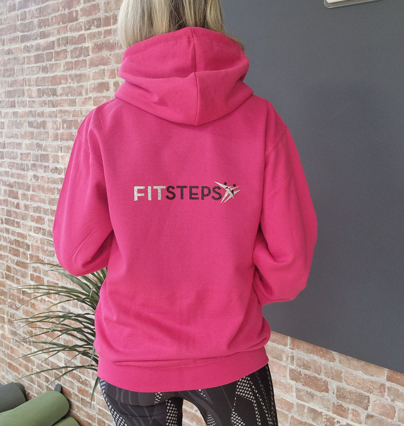 FitSteps Relaxed Fit Zip Up Hot Pink