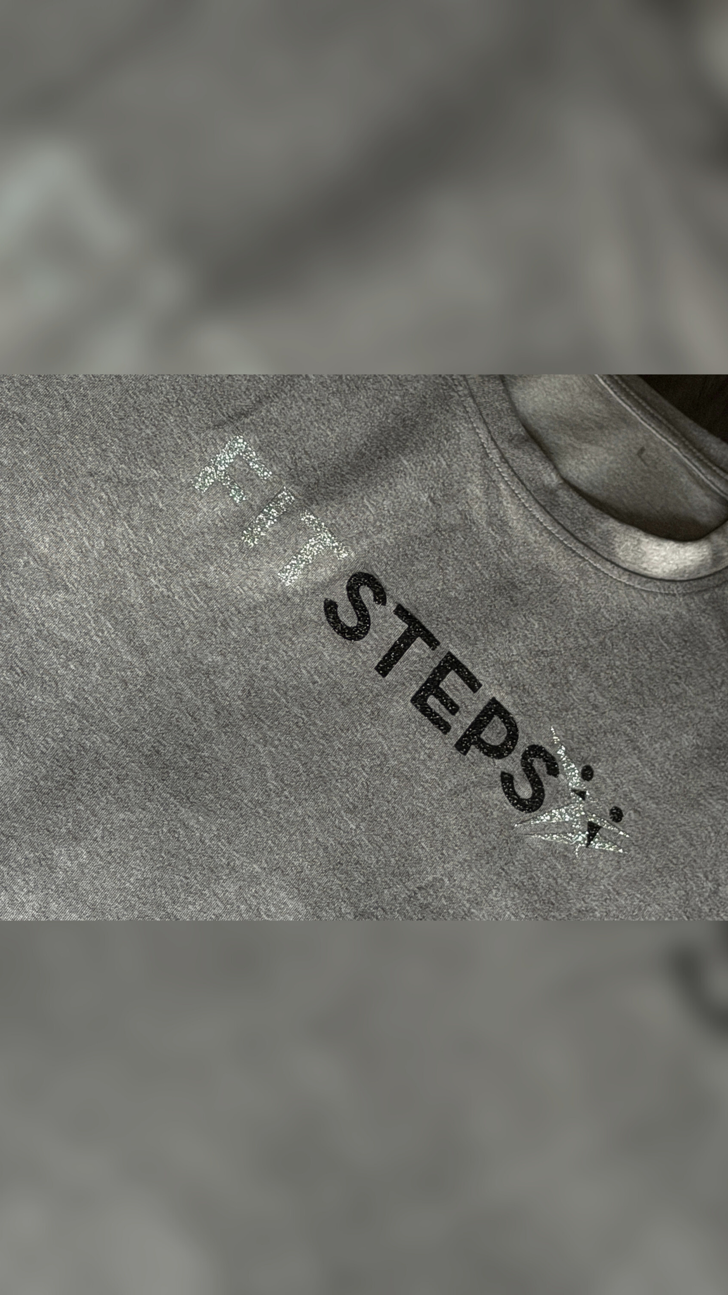 Mens FitSteps Dri Fit Tee (Silver)