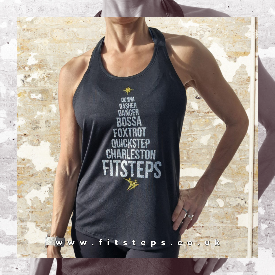 Festive FitSteps Double Strap Vest