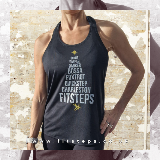 Festive FitSteps Double Strap Vest