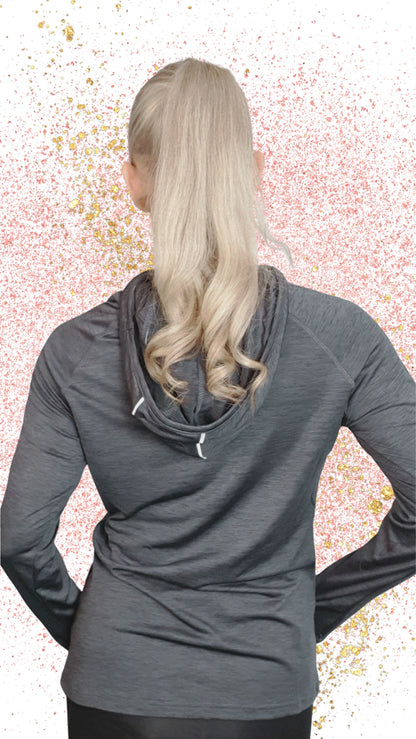 Diamanté Range FitSteps Cowl Neck Hoodie – Fitsteps Ltd