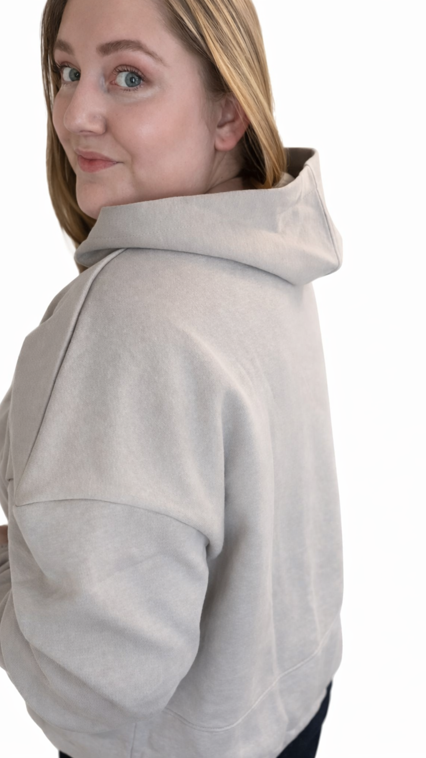 FitSteps Oversized Cropped Hoodie