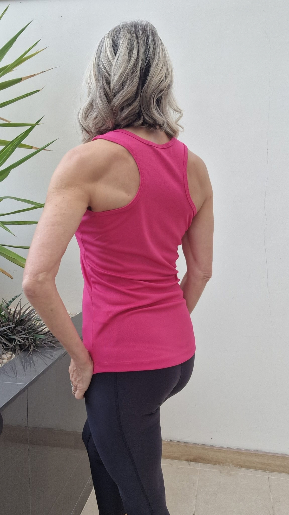 FitSteps ICONIC Pink Racer Back Vest