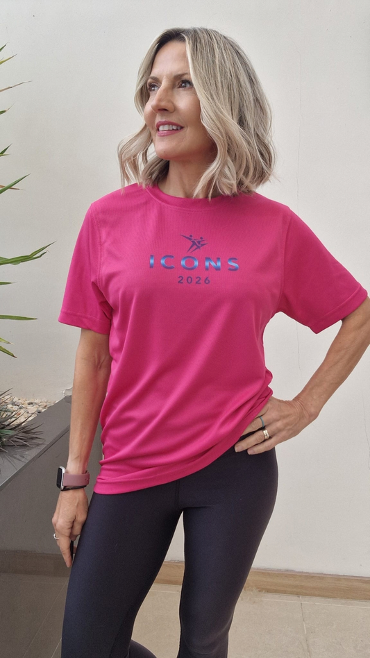 FitSteps ICONIC Pink Tee