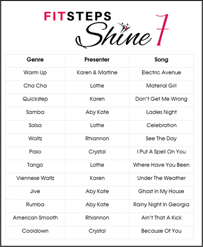 SHINE FitSteps Original - Workout 7 (suitable for new clients)