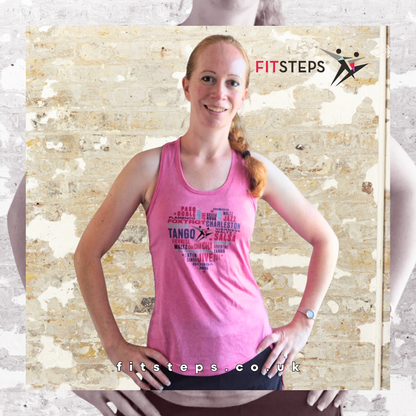 FitSteps Heart Design Racer Back Vest
