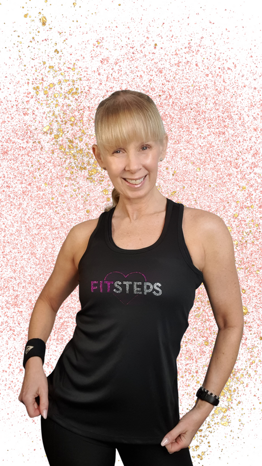 Diamanté Range - FitSteps Laser Cut Vest