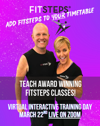 FitSteps Interactive Virtual Training Day March 22nd