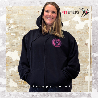 Movies & Musicals Relaxed Fit Zip Up Black