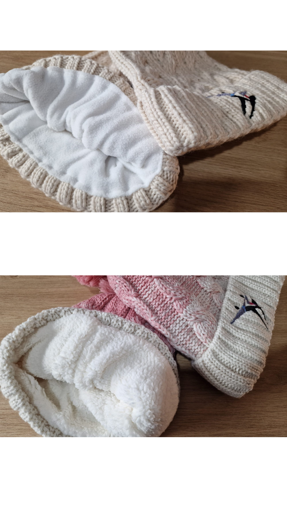FitSteps Embroidered Pom Pom Hat