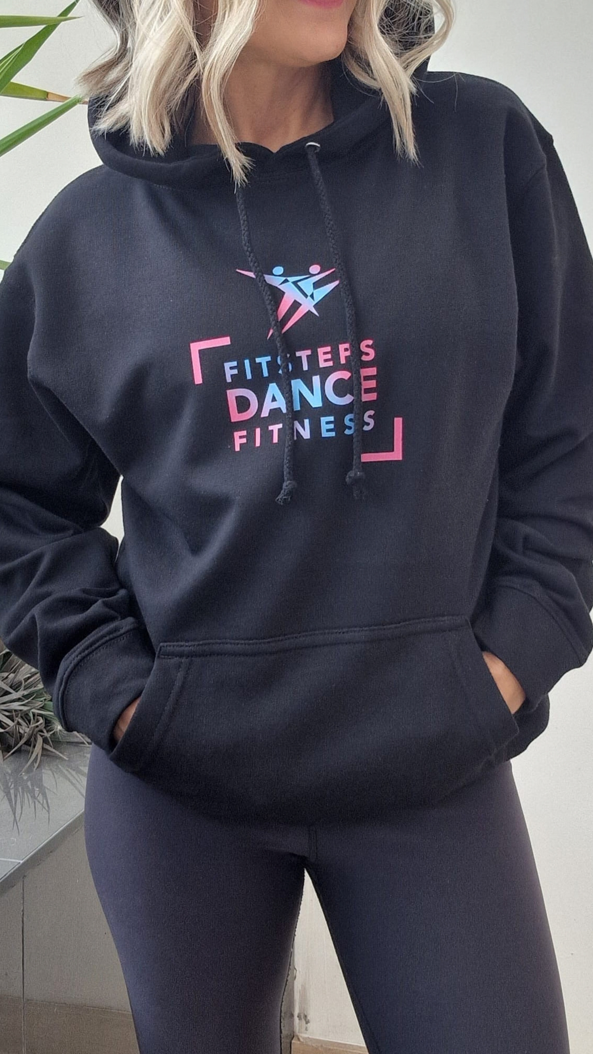 Black FitSteps Hoodie (Unisex)