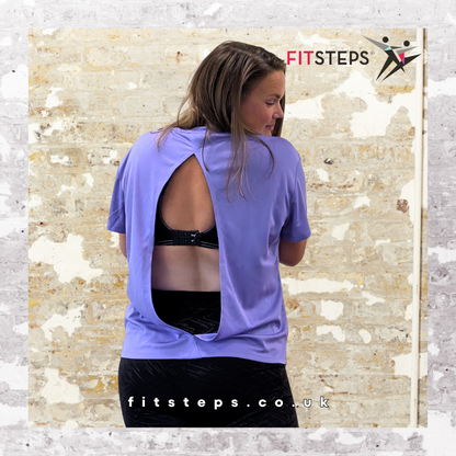 Movies & Musicals Open Back Tee - Lilac