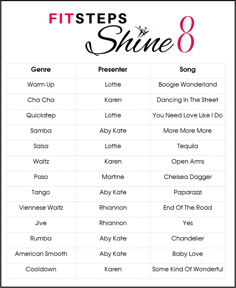 SHINE FitSteps Original - Workout 8 (suitable for new clients)