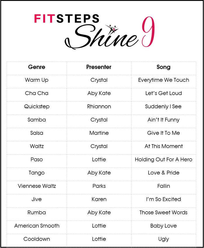 SHINE FitSteps Original - Workout 9 (suitable for new clients)