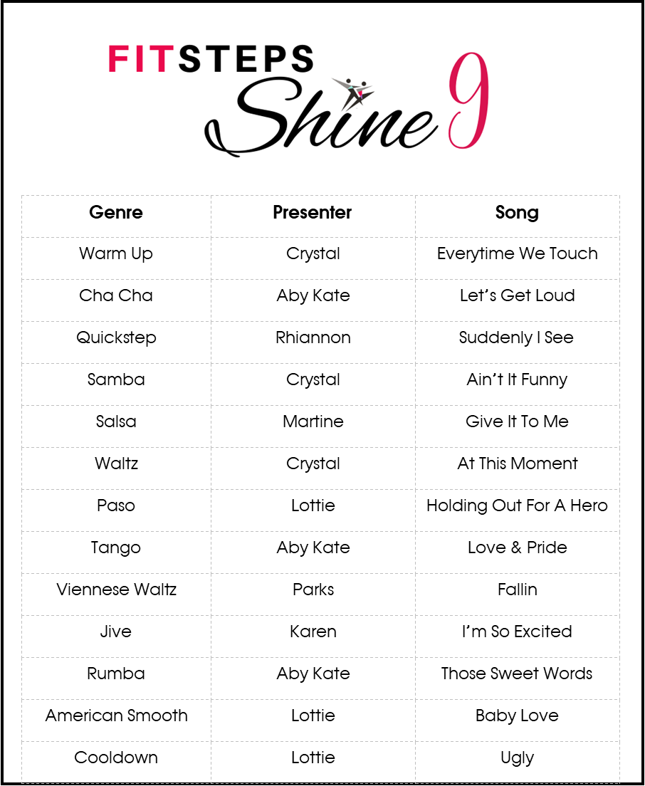 SHINE FitSteps Original - Workout 9 (suitable for new clients)