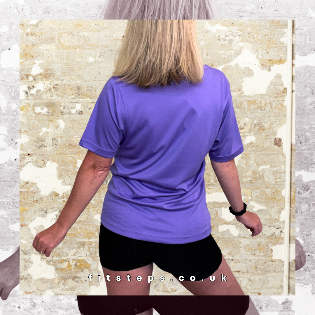 Heart Range Unisex Dry Fit Tee - Lilac