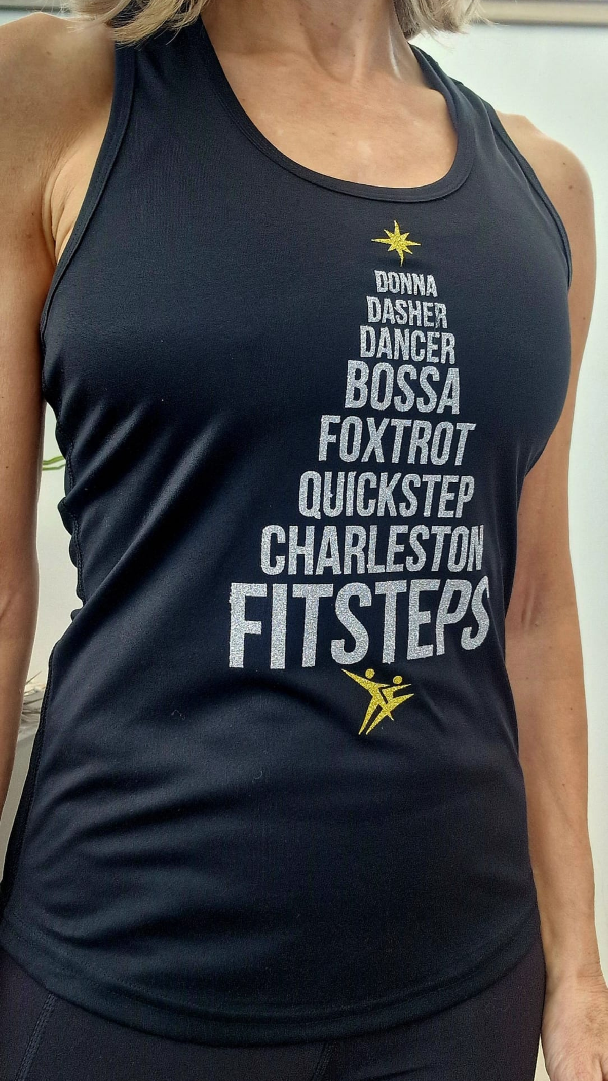 FitSteps Xmas Racer Back Vest