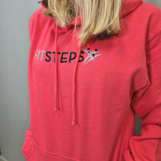 FitSteps Hoodie Hot Pink