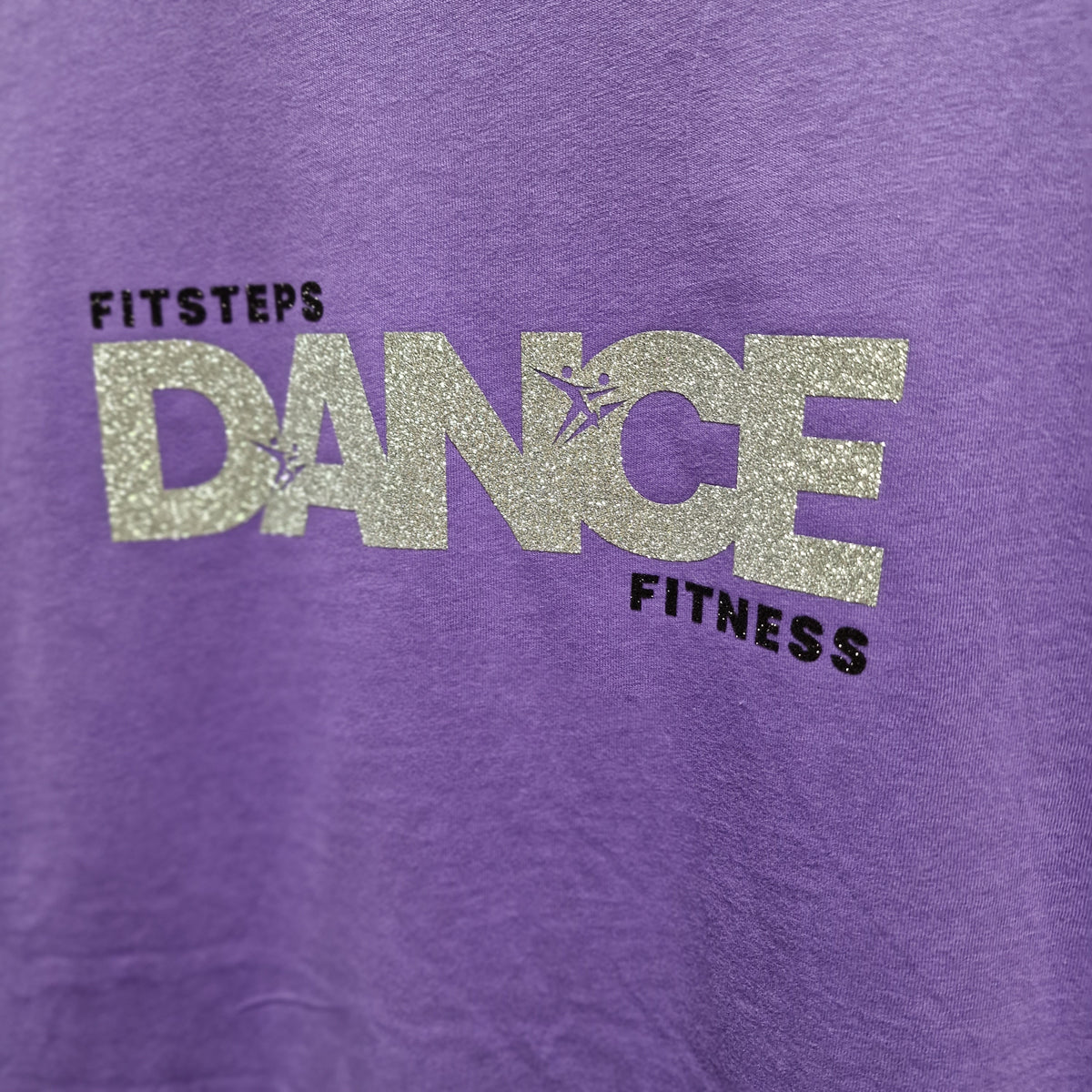 Purple FitSteps Dance Fitness Capped Sleeve Tee
