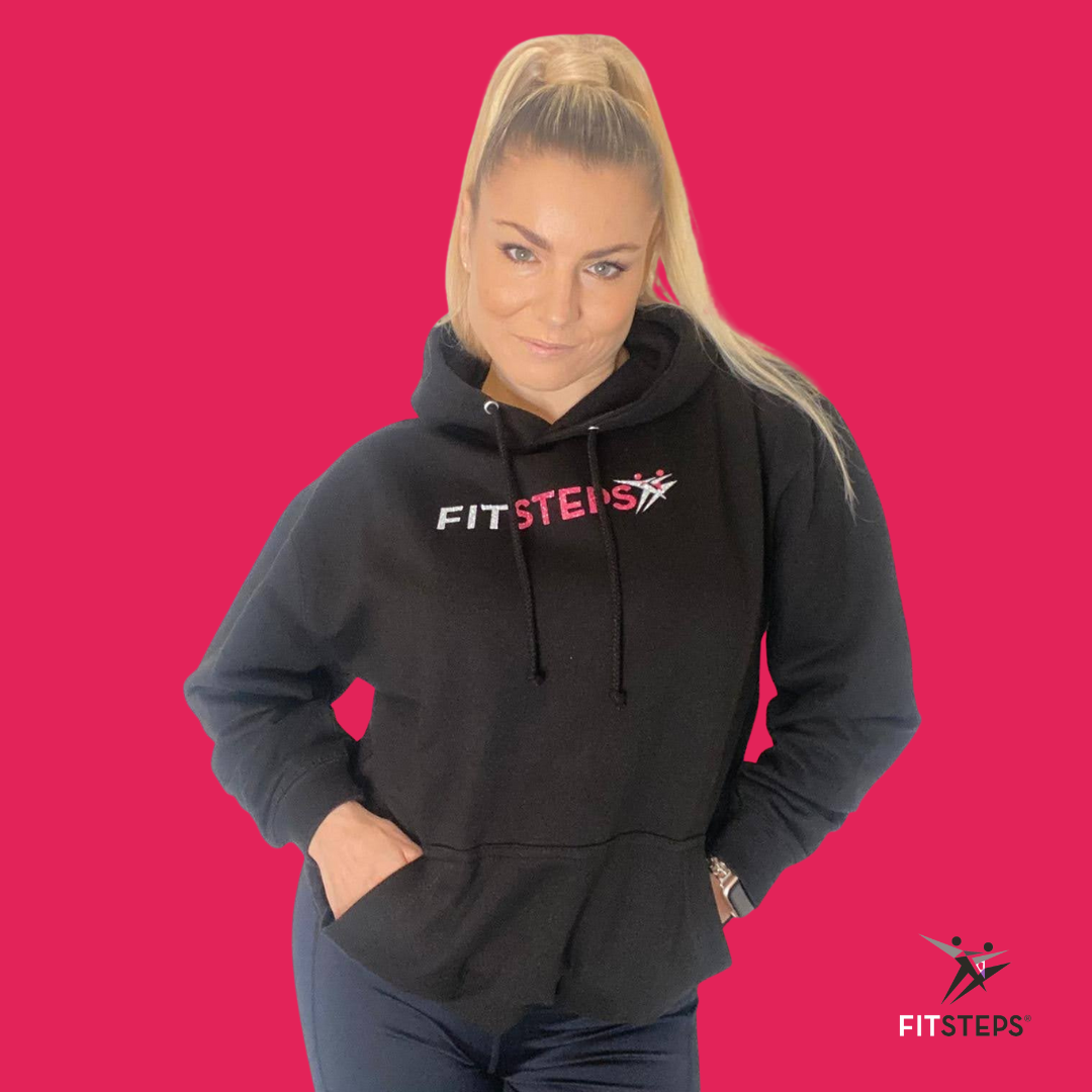 FitSteps Hoodie Jet Black